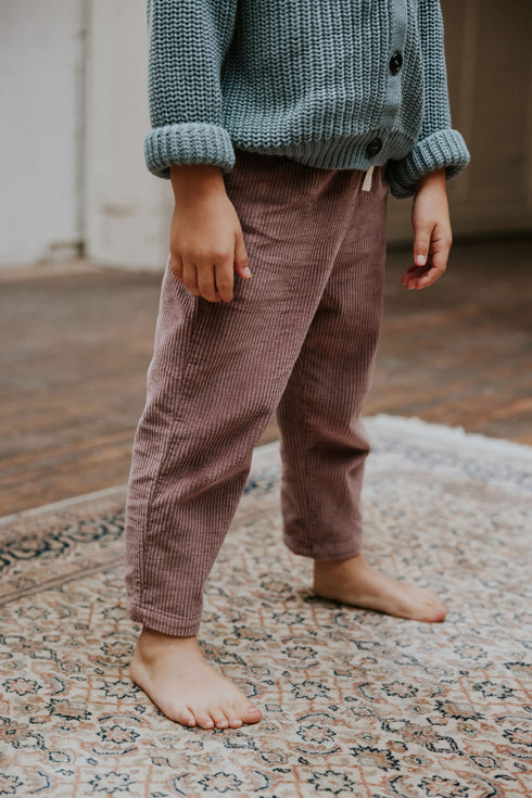 Trousers Beau Corduroy - MAUVE