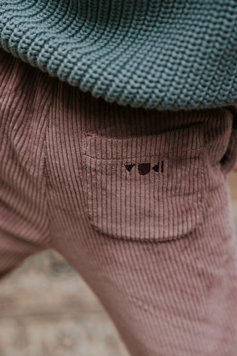 Trousers Beau Corduroy - MAUVE