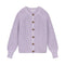 Raglan Knitted WOMEN'S Cardigan - LILAC (PO)