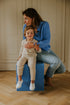 Balloon Sleeve Knitted WOMEN'S Cardigan - CORNFLOWER