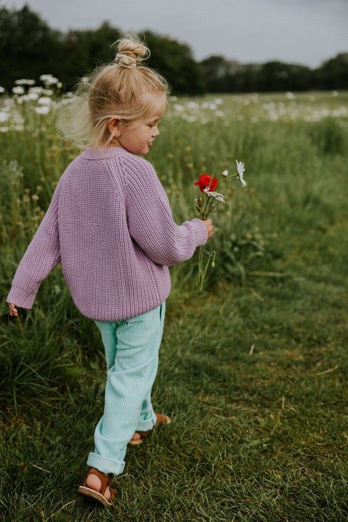Raglan Cardigan - ORCHID