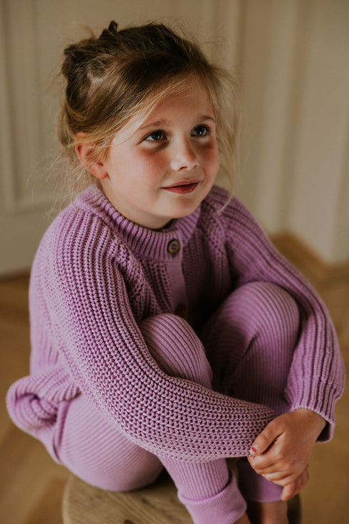 Raglan Cardigan - ORCHID