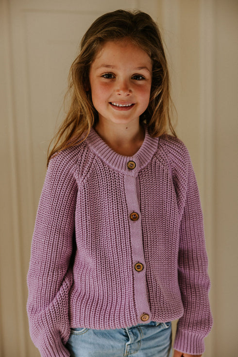 Raglan Cardigan - ORCHID