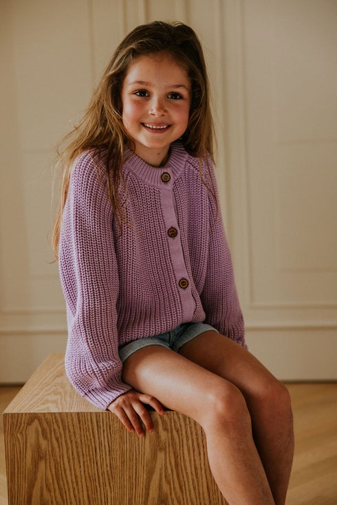 Raglan Cardigan - ORCHID
