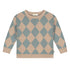 Checkered Knitted Sweater - FROZEN