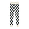 Checkered Knitted Leggings - CHARCOAL