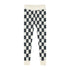 Checkered Knitted Leggings - CHARCOAL
