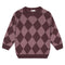 Checkered Knitted Sweater - MELLOW