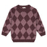 Checkered Knitted Sweater - MELLOW