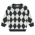 Checkered Knitted Sweater - CHECKMATE