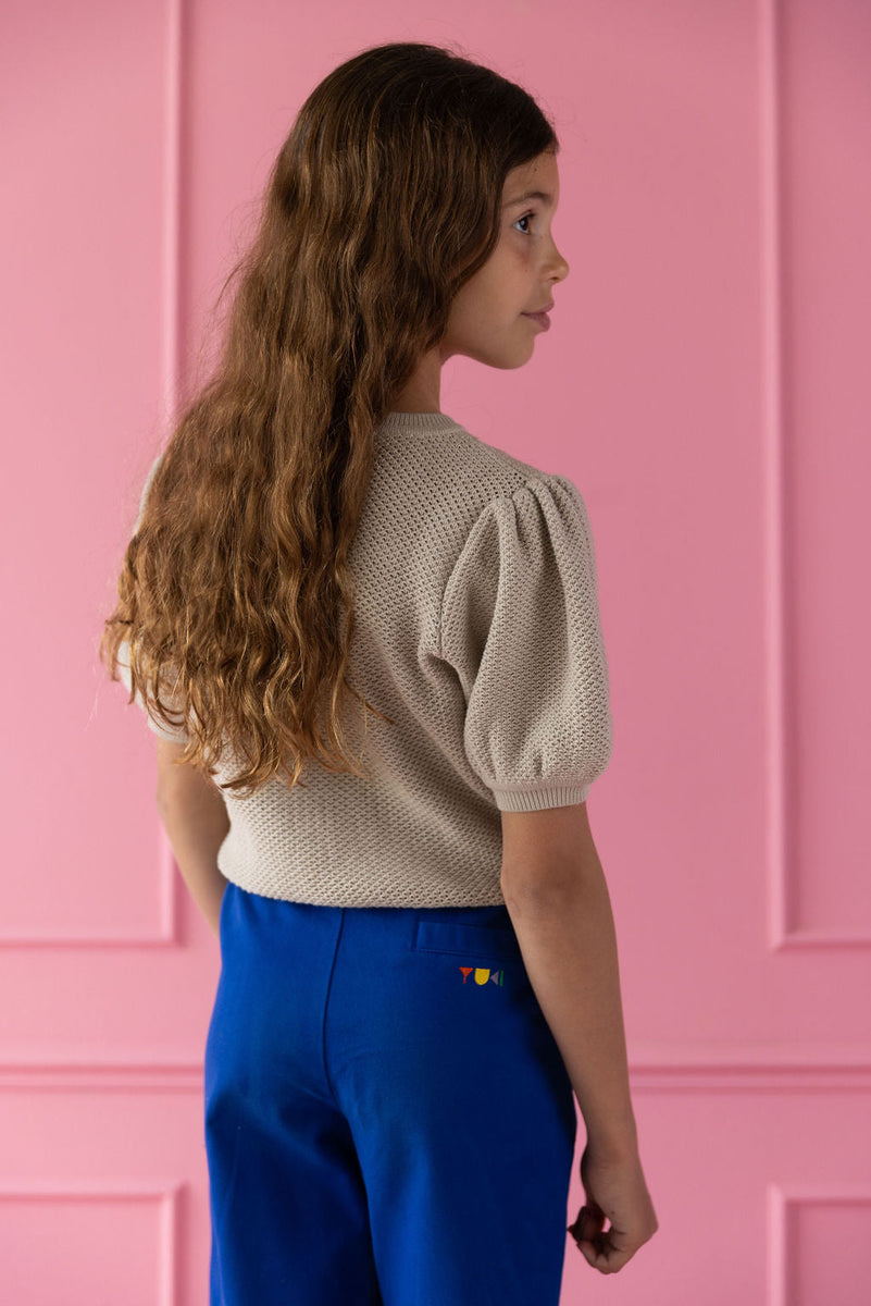 Chino Trousers Color Blueberry Yuki Kidswear