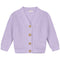 Chunky Knitted Cardigan - LILAC
