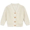 Chunky Knitted Cardigan - STONE WHITE