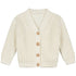 Chunky Knitted Cardigan - STONE WHITE