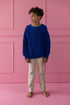 Chunky Knitted Sweater - BLUEBERRY