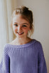 Chunky Knitted Sweater - LAVENDER
