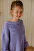 Chunky Knitted Sweater - LAVENDER