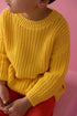 Chunky Knitted Sweater - LEMON