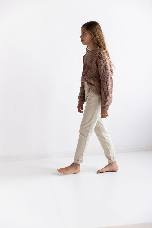 Chunky Knitted Sweater - MIST (PO)