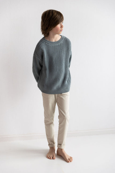 Chunky Knitted Sweater - OCEAN (PO)