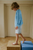 Chunky Knitted Sweater - SKY