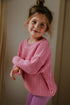 Chunky Knitted Sweater - BUBBLE GUM PINK