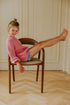 Chunky Knitted Sweater - BUBBLE GUM PINK