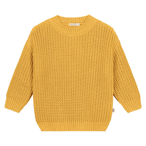 Chunky Knitted Sweater - LEMON