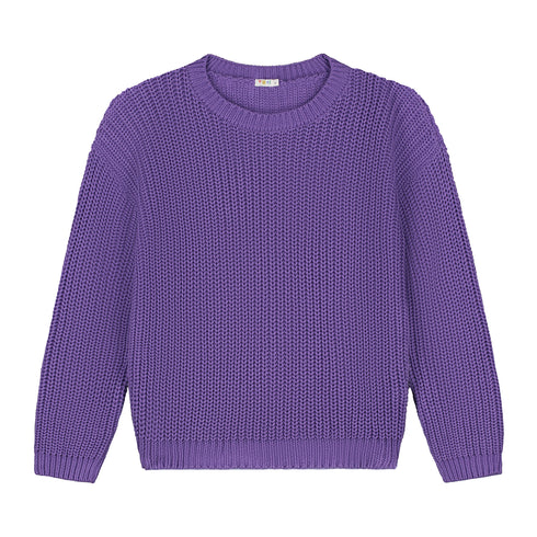 Chunky Knitted WOMEN'S Sweater - AMETHYST