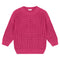 Chunky Knitted Sweater - FUCHSIA
