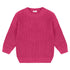 Chunky Knitted Sweater - FUCHSIA