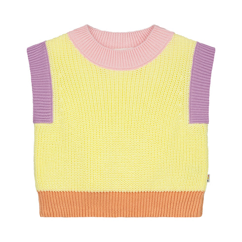 Color Block Spencer - BUTTERMILK (PO)