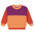 Color Block Sweater - PARROT