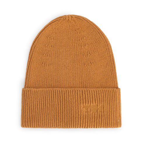 Fine Knitted Beanie - BISCUIT (PO)