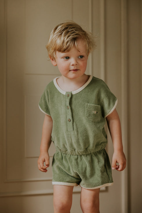 Terry Playsuit Billie - SAGE (PO)