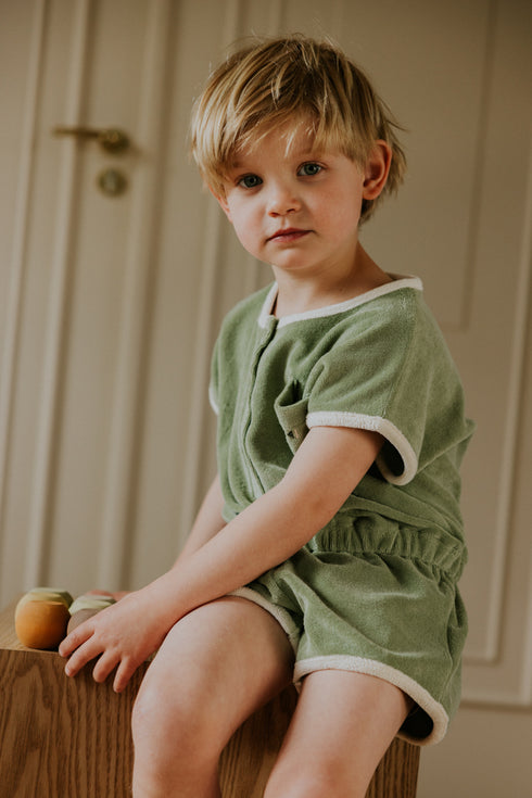 Terry Playsuit Billie - SAGE (PO)