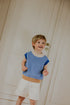 Color Block Spencer - CORNFLOWER (PO)