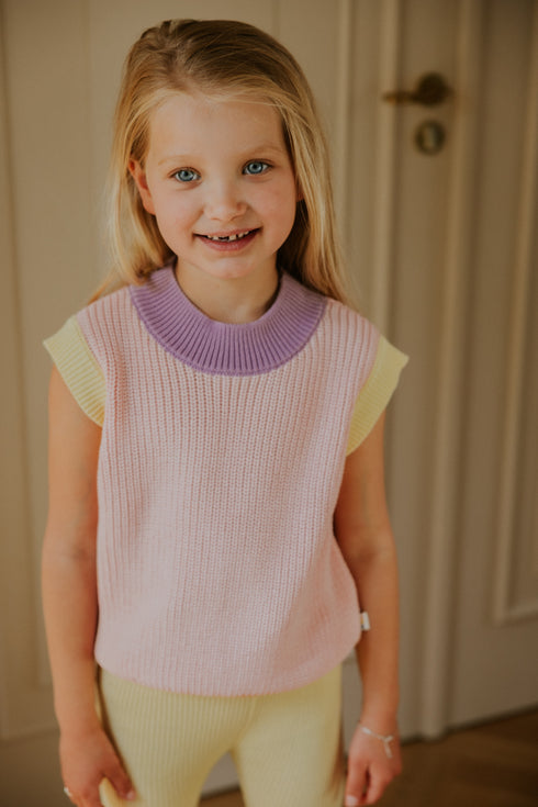 Color Block Spencer - CHERRY (PO)