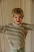 Stripes Knitted Sweater (fine stripes) - SAGE STRIPES (PO)