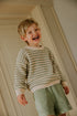 Stripes Knitted Sweater (fine stripes) - SAGE STRIPES (PO)