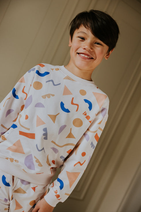 Sweat Sweater Ted - GEO PRINT MULTICOLOR (PO)