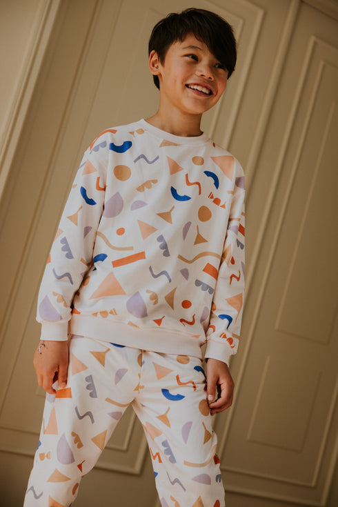 Sweat Sweater Ted - GEO PRINT MULTICOLOR (PO)
