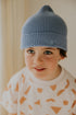 Fine Knitted Beanie - CORNFLOWER (PO)