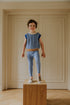 Color Block Spencer - CORNFLOWER (PO)