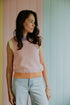 WOMEN's Color Block Spencer - CHERRY (PO)