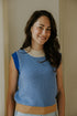 WOMEN's Color Block Spencer - CORNFLOWER (PO)