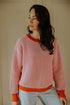 Chunky Knitted WOMEN'S Sweater - LIPSTICK (PO)