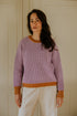 Chunky Knitted WOMEN'S Sweater - LAVENDER BREEZE (PO)