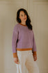 Chunky Knitted WOMEN'S Sweater - LAVENDER BREEZE (PO)