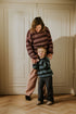 Stripes Knitted WOMEN'S Sweater - AUBERGINE